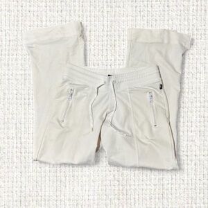 L.A. Kitty White Y2K Low Rise Flare Pants Size Small